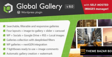 Global Gallery Wordpress Responsive Gallery