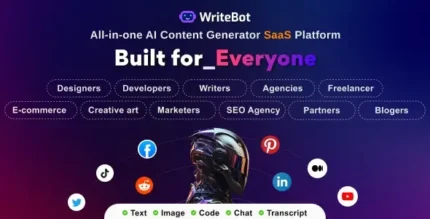 WriteBot AI Content Generator SaaS Platform