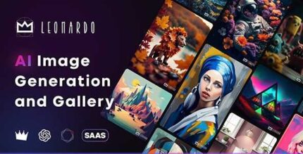 Leonardo AI Image Generator and Gallery King Media Theme.