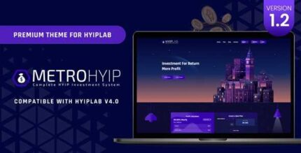 METROHYIP - Premium Theme For HYIPLab