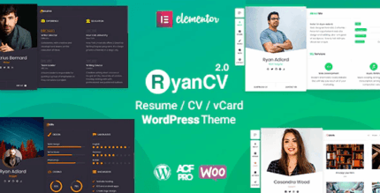RyanCV - Personal Portfolio Resume Theme