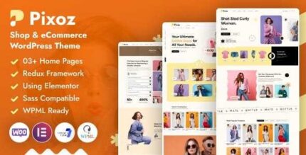 Pixoz – Fashion Shop & eCommerce WordPress Theme