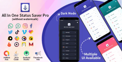 All In One Status Saver Pro – Whatsapp, WA Business, Facebook, Instagram, TikTok,Twitter, Likee&More