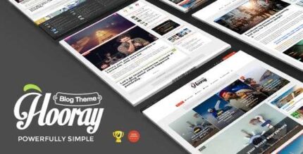Hooray – Blog WordPress theme for Professional Writers
