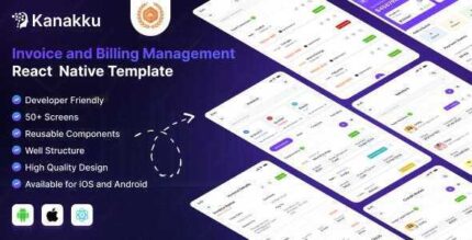 Kanakku – Invoice and Billing Management React Native Template