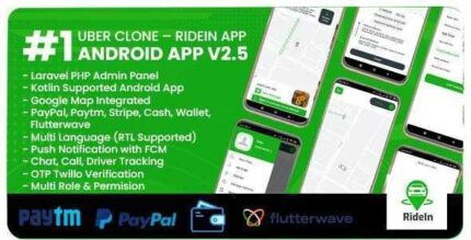 RideIn Taxi App – Android Taxi Booking App With Admin Panel