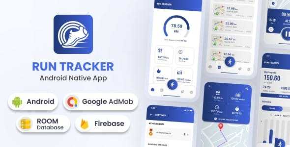 Run Tracker – Android Native App (20 Languages) - Official Licence