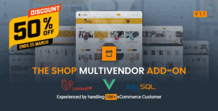 The Shop Multivendor Add-on