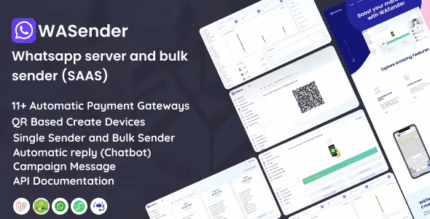 WASender – Whatsapp server and bulk sender (SAAS)