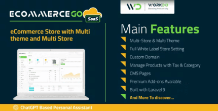 eCommerceGo SaaS – eCommerce Store with Multi theme and Multi Store