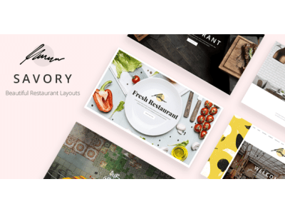 Savory - Restaurant Theme