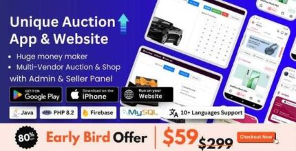 BidQueen – Complete Unique Bid Auction System