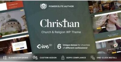 Christian Church WordPress Theme at $3.49 only