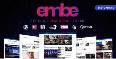 EmBe Flexible Magazine WordPress Theme at $3.49 only