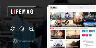 LifeMag Responsive Magazine WordPress Theme at $3.49 only
