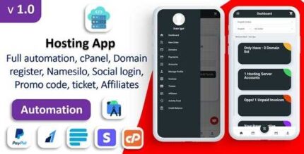 Markhost app – Web Hosting Billing | Domain | Hosting | Affiliate | Social login | Payment Gateways