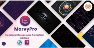MarvyPro Background Animations for Elementor at $3.49 only