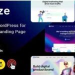 Metize - Landing Page WordPress Theme