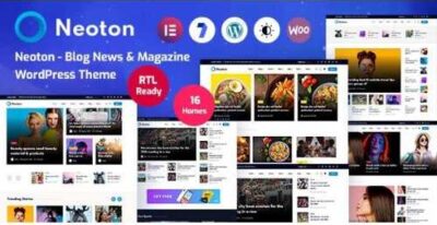 Neoton News Magazine WordPress Theme at $3.49 only