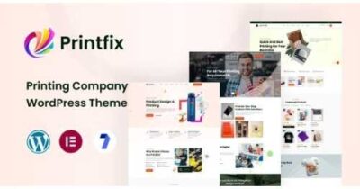Printfix Printing Services Company WordPress Theme at $3.49 only
