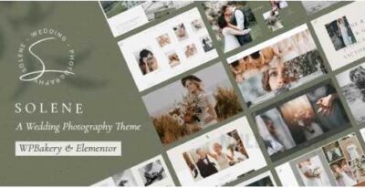 Solene Wedding Photography Theme at $3.49 only