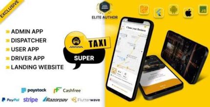 Tagxi Super – Taxi + Goods Delivery Complete Solution