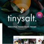 TinySalt - Personal Food Blog WordPress Theme