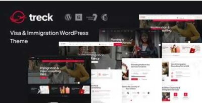 Treck Immigration and Visa Consulting WordPress Theme at $3.49