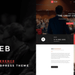 Event Landing Page WordPress Theme for Conference Marketing