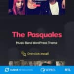 The Pasquales - DJ, Artist and Music Band WordPress Theme