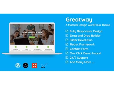 Greatway – Material Design WordPress Theme