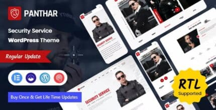 Panthar - Private Security & CCTV Service WordPress