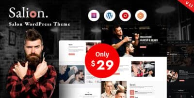 Salion – Hair Salon WordPress Theme.