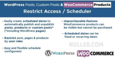 WordPress-Posts-WooCommerce-Products-Scheduler-Restrict-Access
