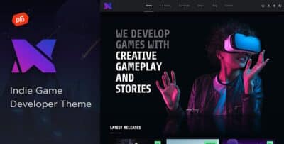 Xion - Indie Game Developer WordPress Theme