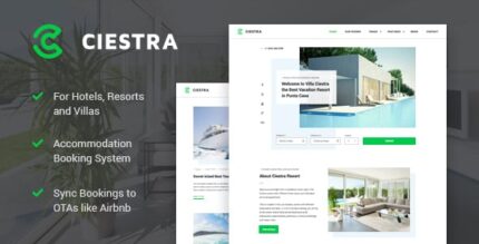 Ciestra – Professional WordPress Theme for Property Rental Website