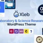 Xleb - Laboratory & Science Research WordPress Theme