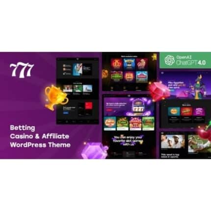 777 - Betting, Casino & Affiliate WordPress Theme