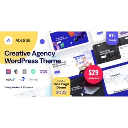 Abstrak agency & portfolio theme