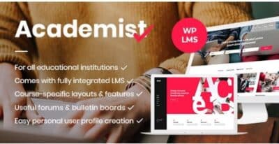 Academist Education & Learning Management System Theme