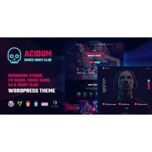 Acidum Night Club and DJ WordPress Theme