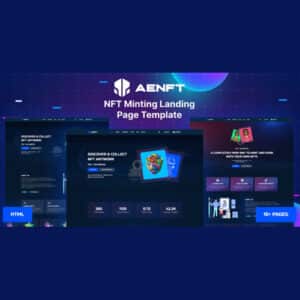 Aenft – nft minting collection wordpress theme