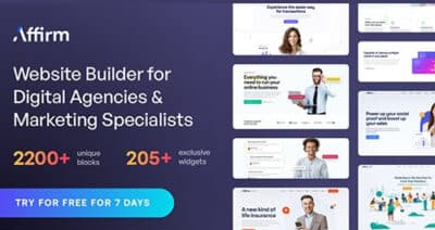 Affirm – marketing & digital agency wordpress theme