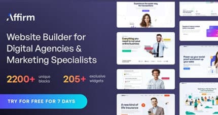 Affirm – Marketing & Digital Agency WordPress Theme
