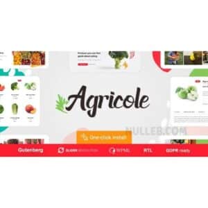 Agricole organic food & agriculture wordpress theme