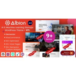 Albion Artificial Intelligence & Machine Learning Startup WordPress Theme