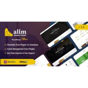Alim Islamic Institute & Mosque WordPress Theme + RTL