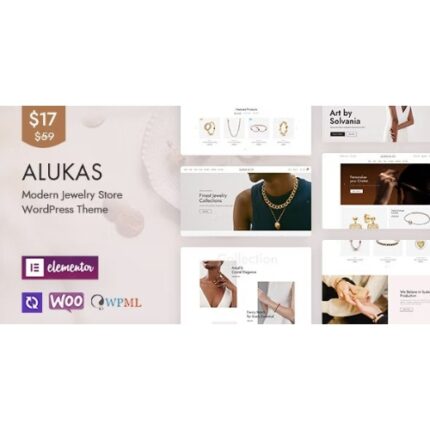 Alukas - Modern Jewelry Store WordPress Theme