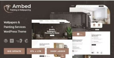 Ambed Wallpapers & Painting Services WordPress Theme