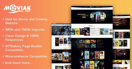 AmyMovie – Movie and Cinema WordPress Theme